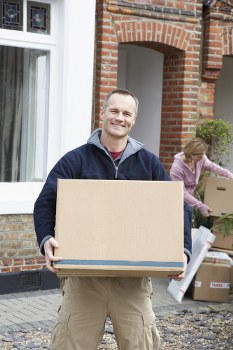 Student storage in Homerton with packed boxes and luggage