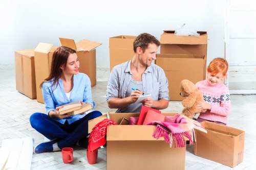 Flat removals in Homerton planning and moving boxes