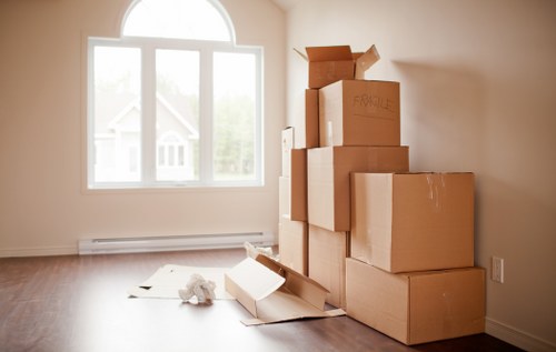 Protective storage environment with clear aisles and organised units