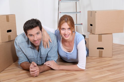 Packing supplies for a flat removal in Homerton