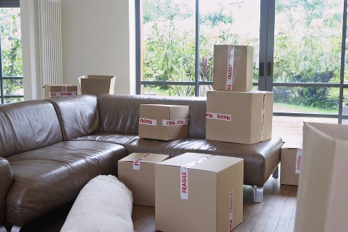 Homerton apartment move with removals van nearby